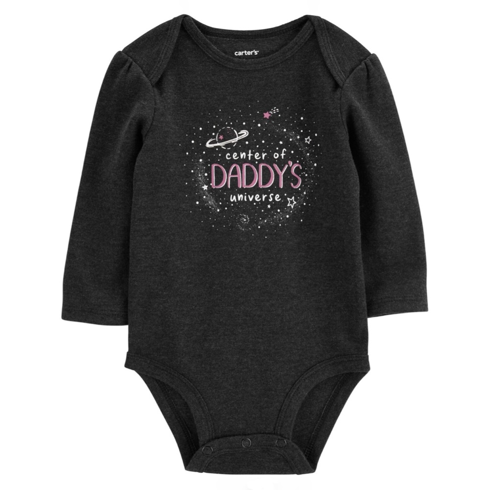 NWT Center of Daddy's Universe Onesie Size 12 Months